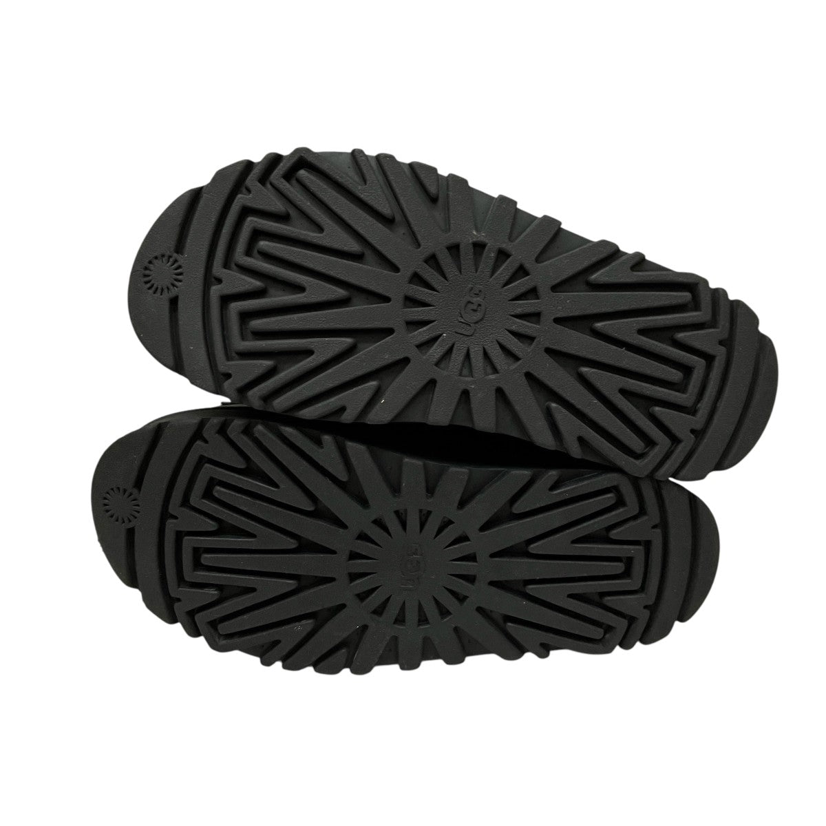 UGG サンダル ブラック ファー size23cm 新品未使用！ アグ UGG セール仕入れ☆UGG MAXI GRAPHIC SLIDE 厚底ファー