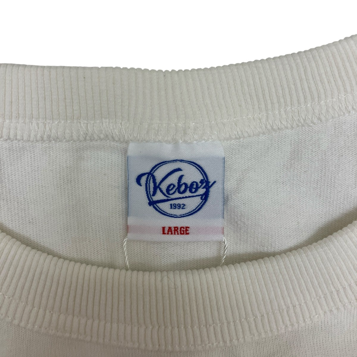 KEBOZ(ケボズ) 半袖TシャツKBZSS23SS106 KBZSS23SS106 ホワイト