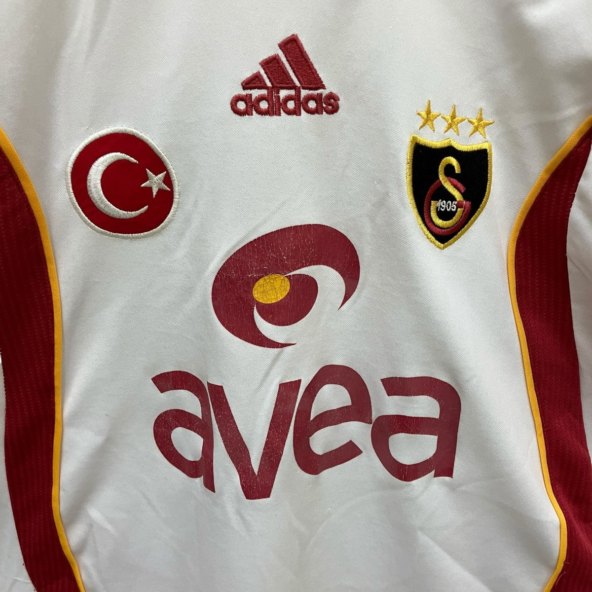 adidas アディダス ガラタサライ ユニフォーム 2006-2007 XL Galatasaray AS Turkey 2006 - 2007 Jersey Adidas Retro Shirt