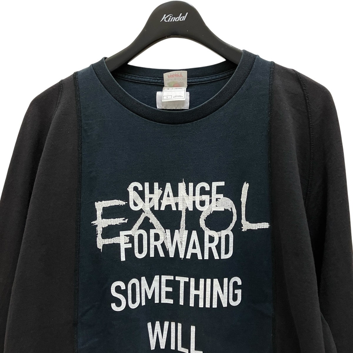 CHANGES EXTOLリメイク7分袖カットソー 古着・中古-3枚目のアイテム画像
