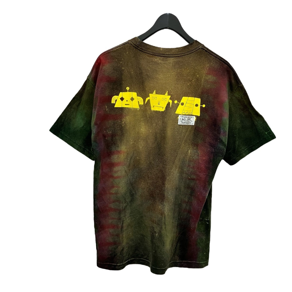 YUKIDYE ROBO TEE後染め半袖Tシャツ