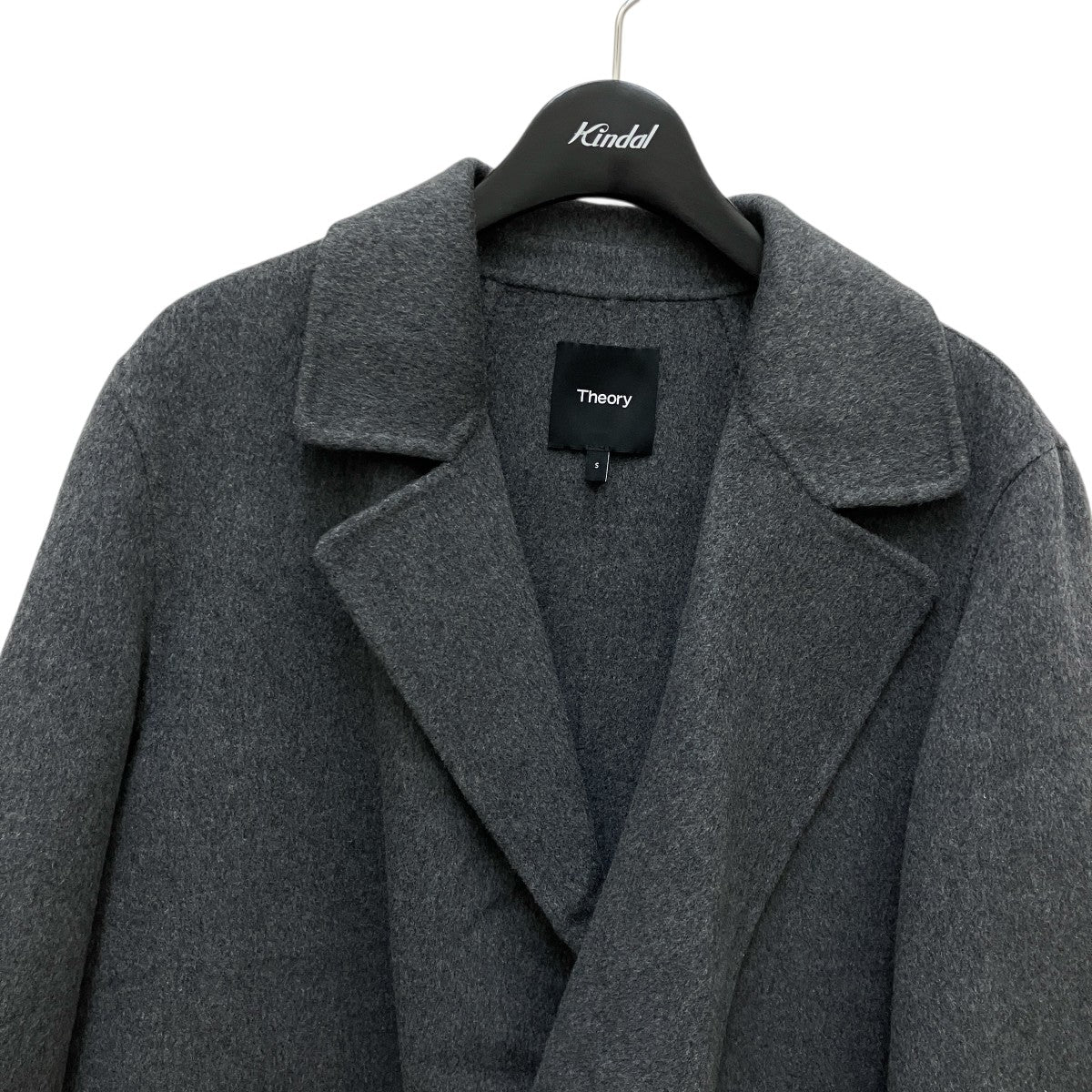 カシミヤ混リバー仕立てテーラードコート4309602