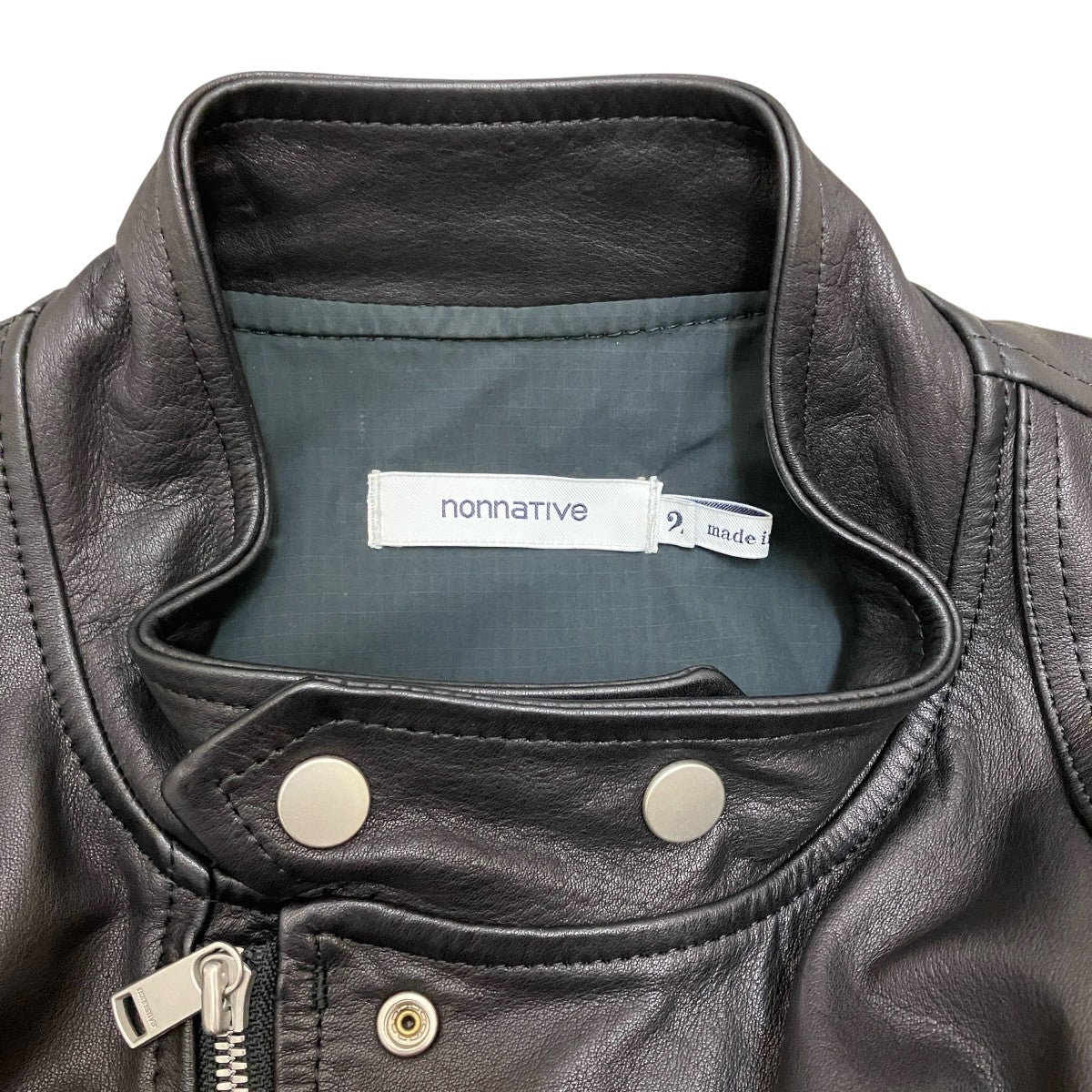 お値下げ　nonnative ライダースジャケット　ミリタリー nonnative - ノンネイティブ / RIDER BLOUSON SHEEP LEATHER