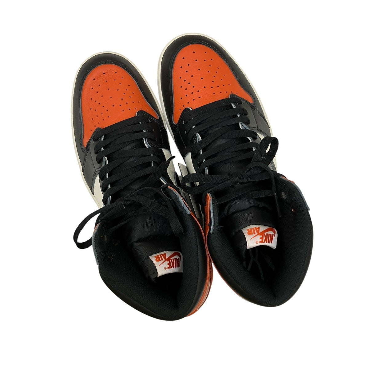 ジャイアンツシューズ ブラック×オレンジ　BCFS6901YG NIKE(ナイキ) Air Jordan 1 Retro High OG Shattered Backboard
