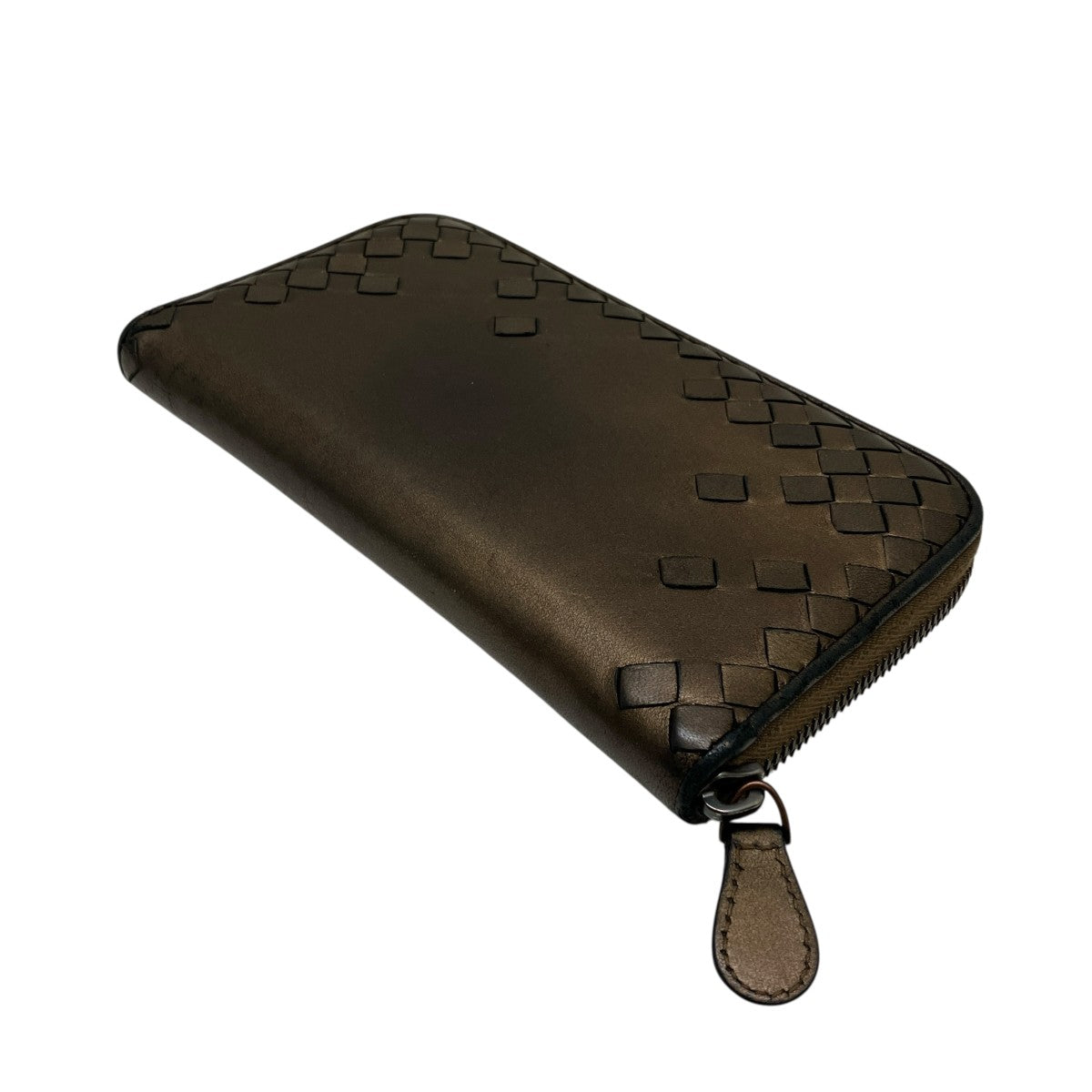 ボッテガヴェネタ長財布　箱・内袋あり　中古　ラウンドジップ ボッテガヴェネタ長財布 箱・内袋あり 中古 ラウンドジップ