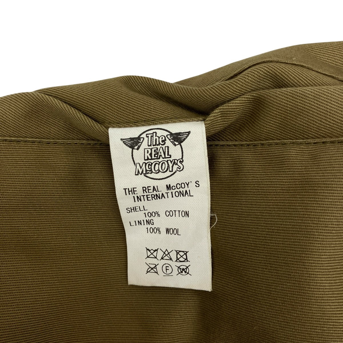 THE REAL McCOY'S(リアルマッコイズ) タンカースフライトジャケットW