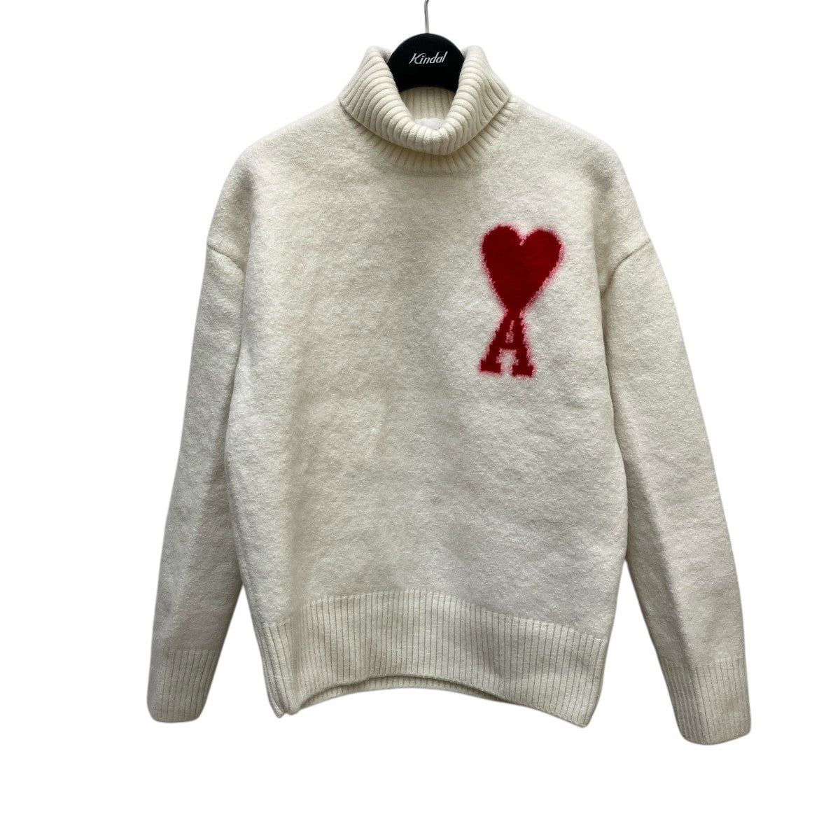 AMI Alexandre Mattiussi タートルネックニットBFUKS402018 古着・中古-1枚目のアイテム画像