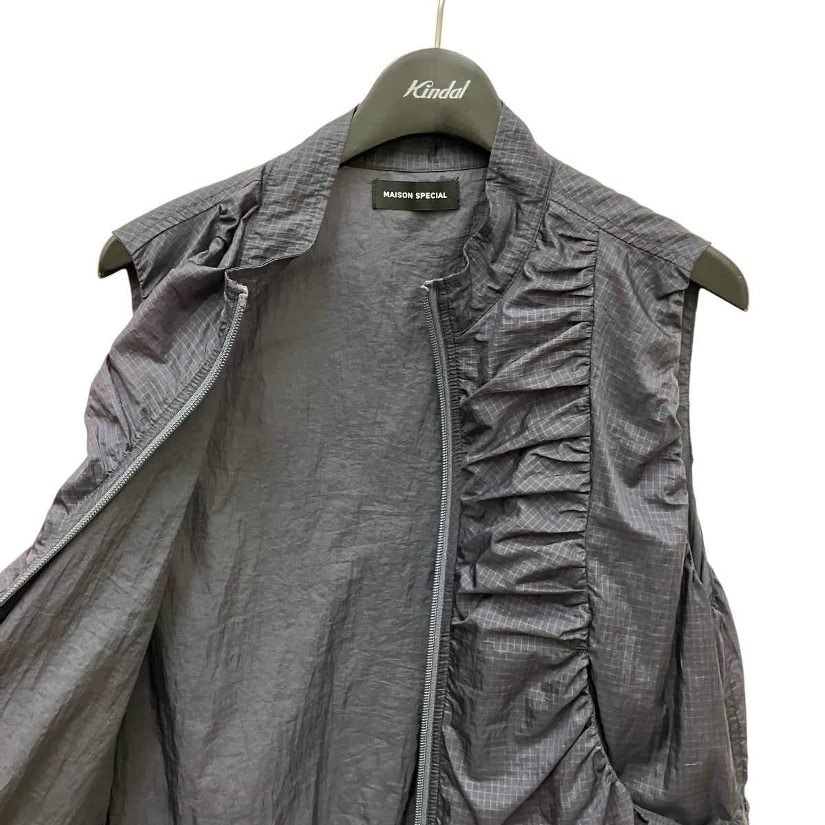 MAISON SPECIAL(メゾンスペシャル) Airy Sheer Gathered Vest