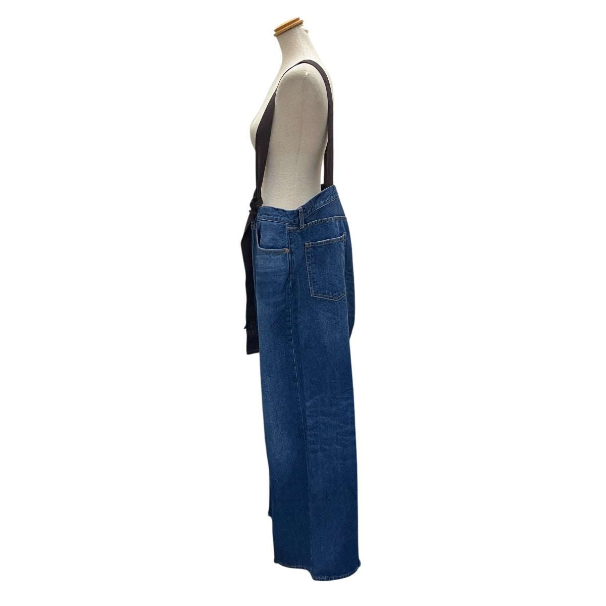 BONNM サスペンダーデニムパンツ 古着・中古-3枚目のアイテム画像