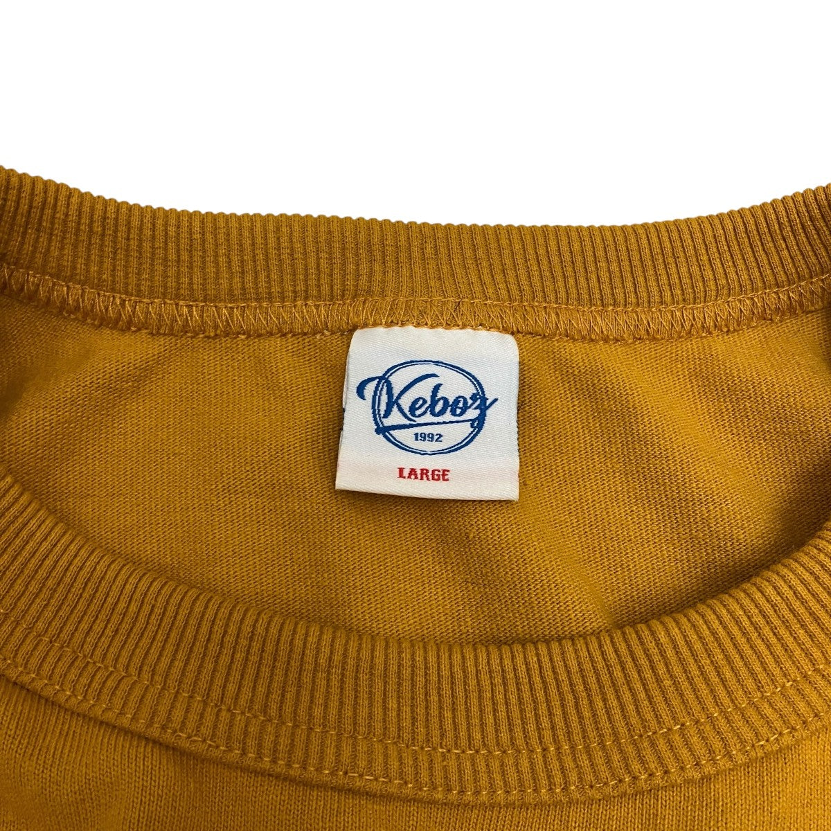 KEBOZ(ケボズ) ロングスリーブTシャツ マスタード サイズ L