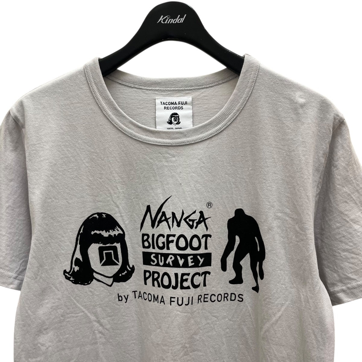TACOMA FUJI RECORDS×NANGA プリントTシャツ 古着・中古-3枚目のアイテム画像