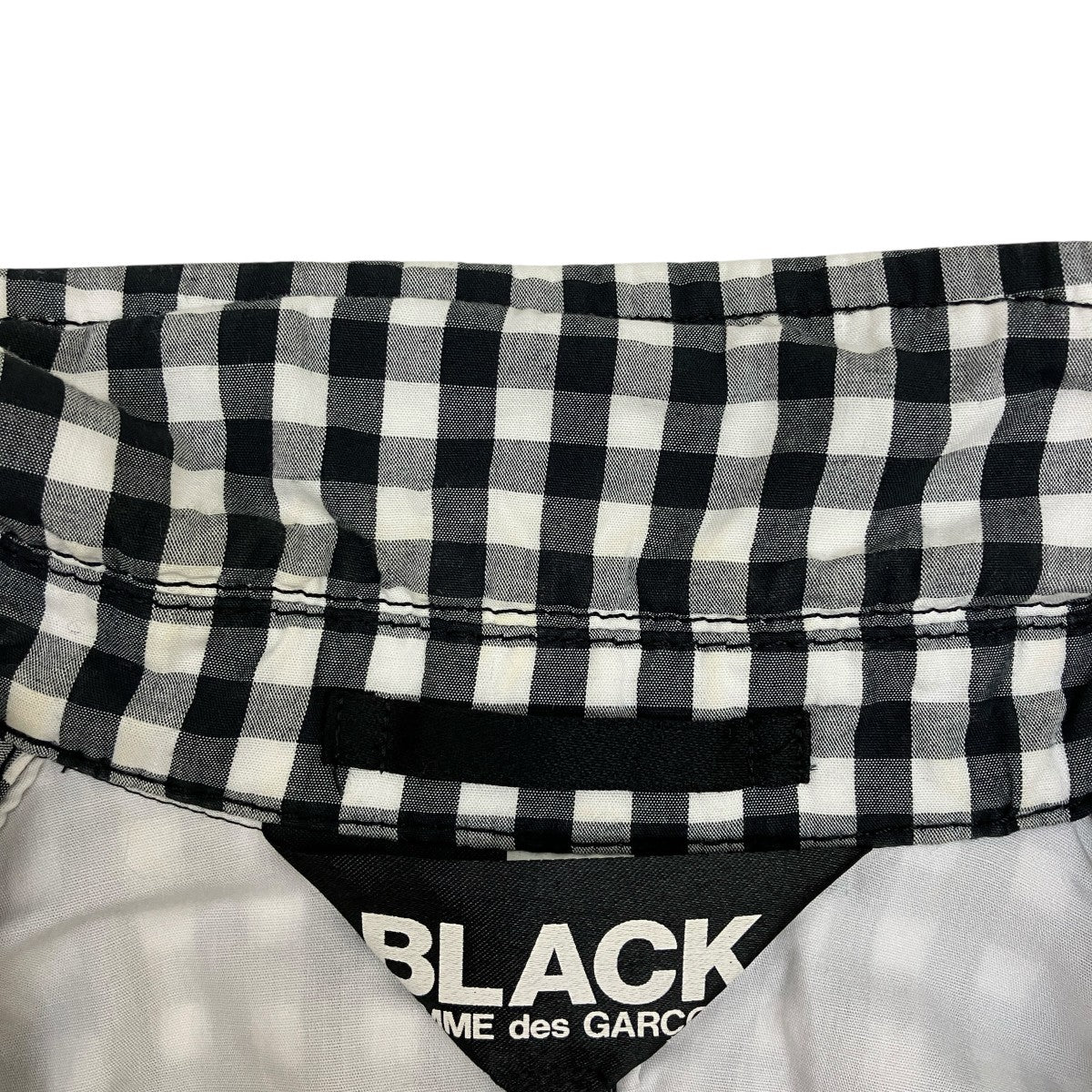 ブラックコムデギャルソン　ギンガムチェックジャケット BLACK COMME des GARCONS(ブラックコムデギャルソン) ギンガム
