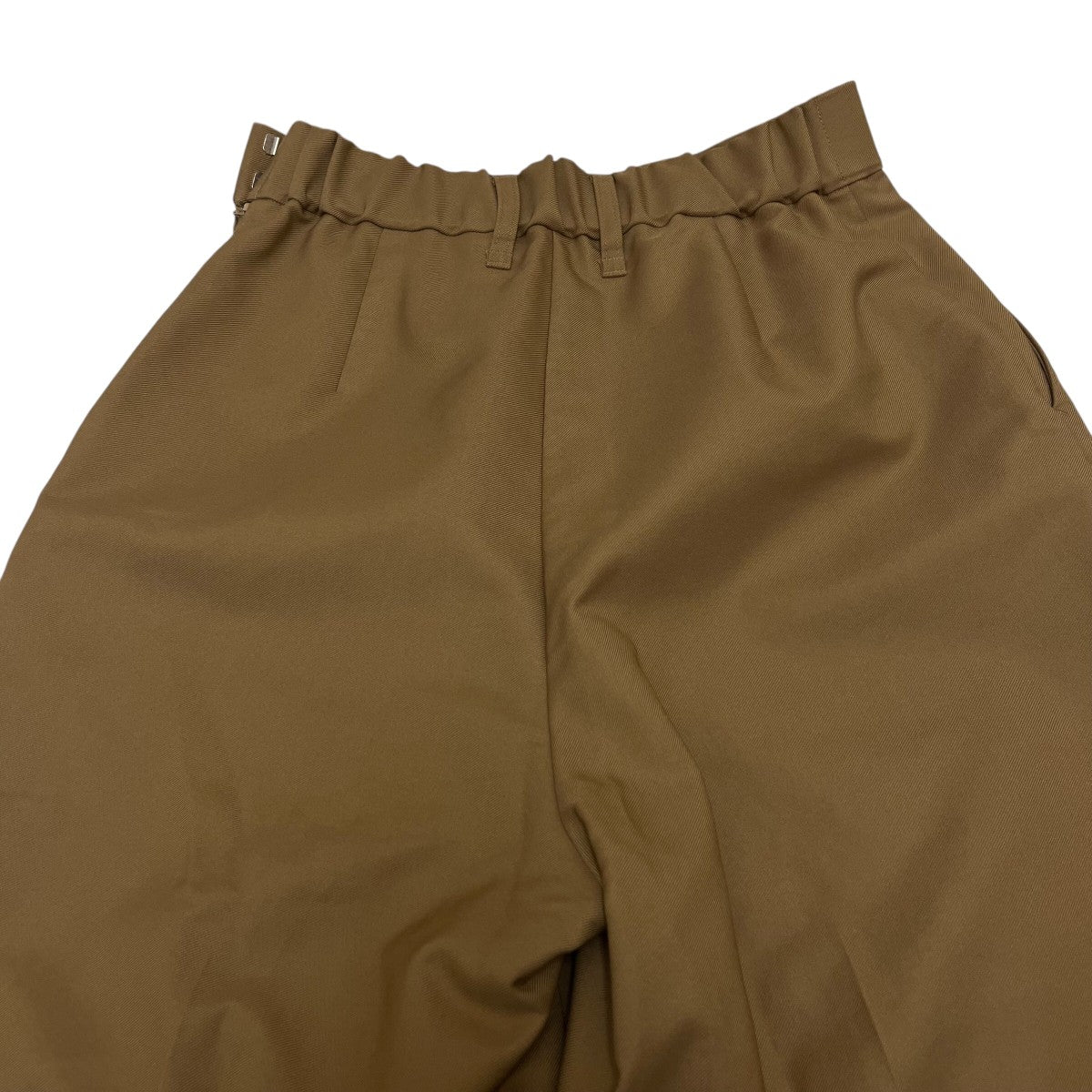 【新品】yori ワイドパンツ ブラウン　キャメル　 ギャババギーワイドパンツ ギャババギーワイドパンツ | all item| yori