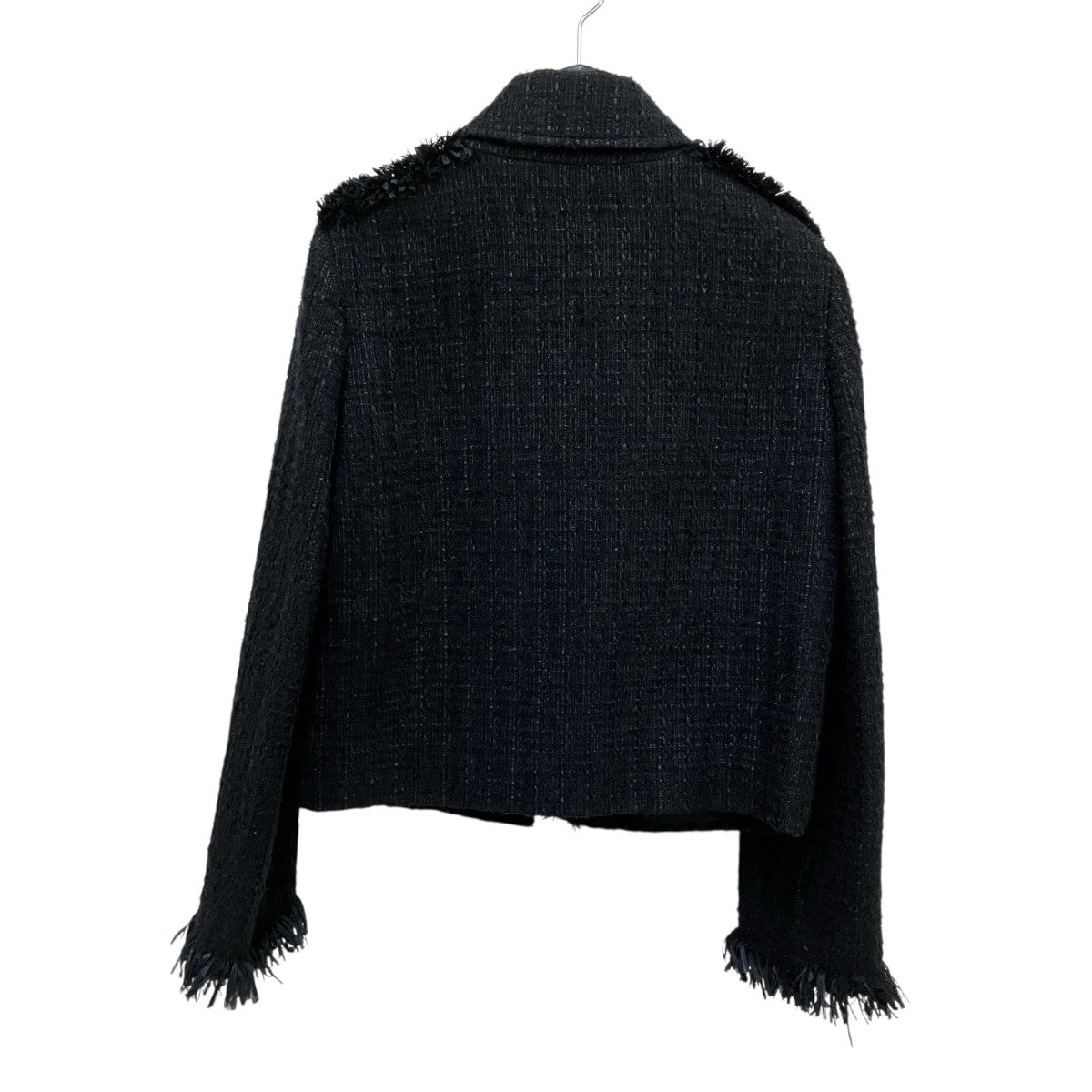 Salvatore Ferragamo ツイードジャケット 古着・中古-3枚目のアイテム画像