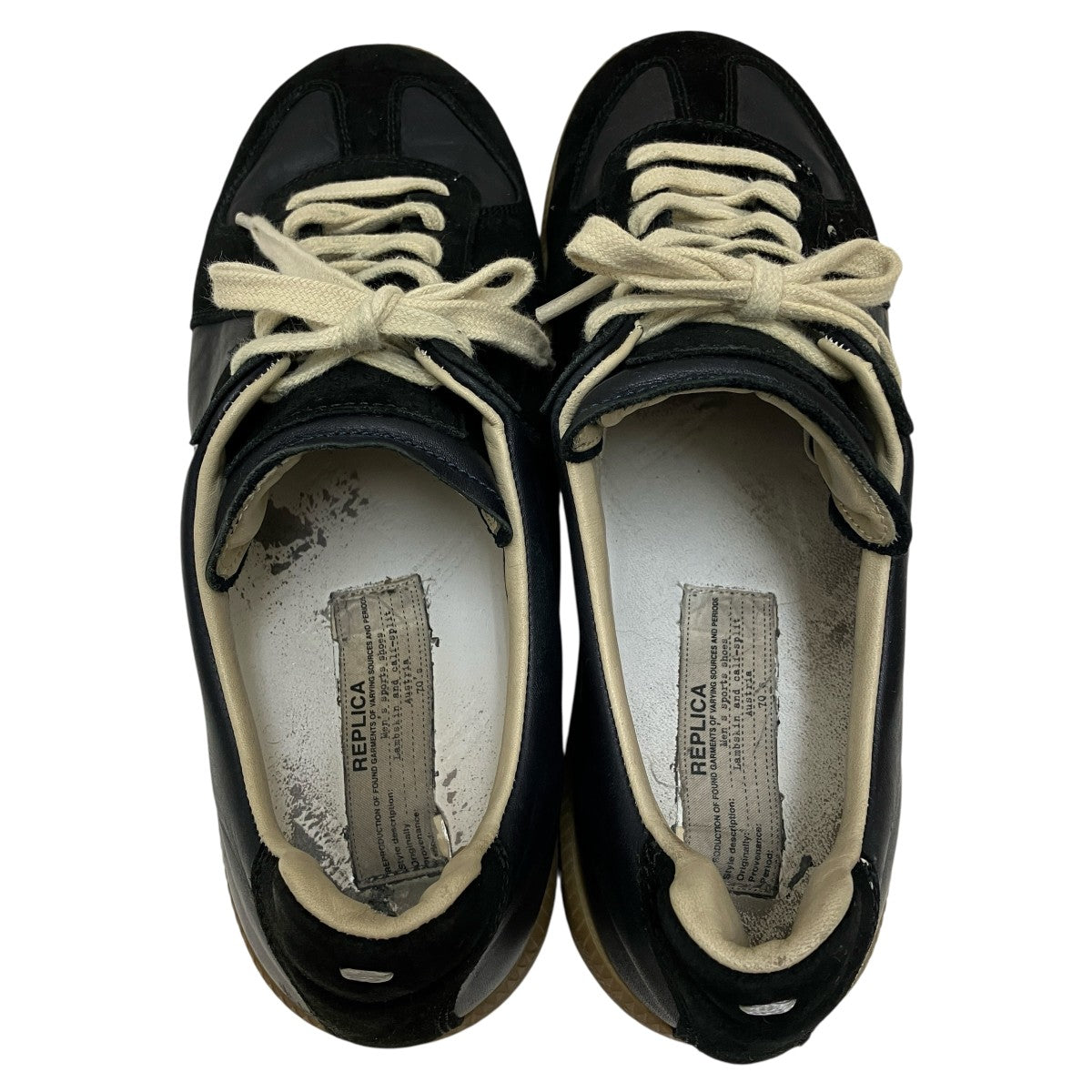 メゾンマルジェラ maison margiela ジャーマントレーナー ブラック MAISON MARGIELA メゾンマルジェラ 22ライン レプリカ
