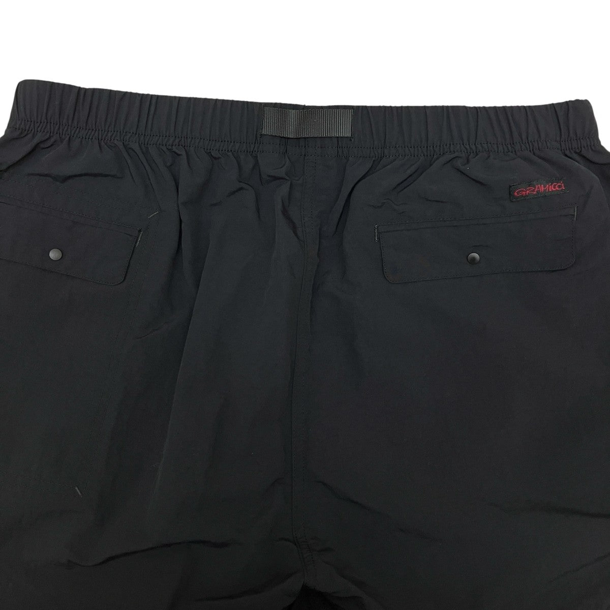 GRANCY　黒 ナイロンパンツ　古着 GRANCY】ZipDesign CargoPants / ジップデザイン カーゴパンツ