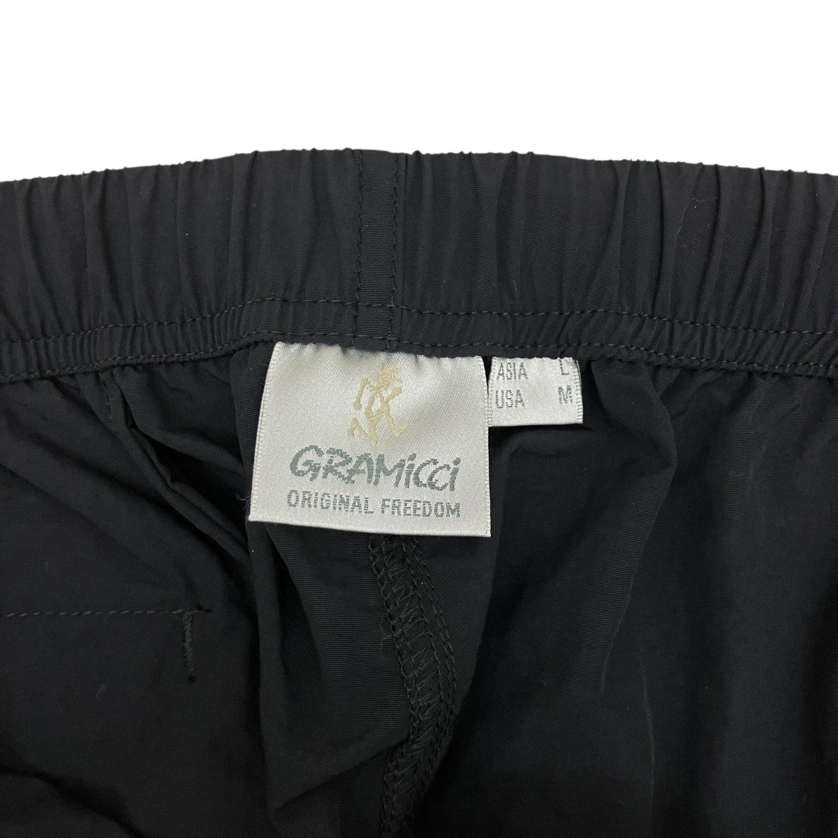 GRANCY　黒 ナイロンパンツ　古着 GRANCY】ZipDesign CargoPants / ジップデザイン カーゴパンツ
