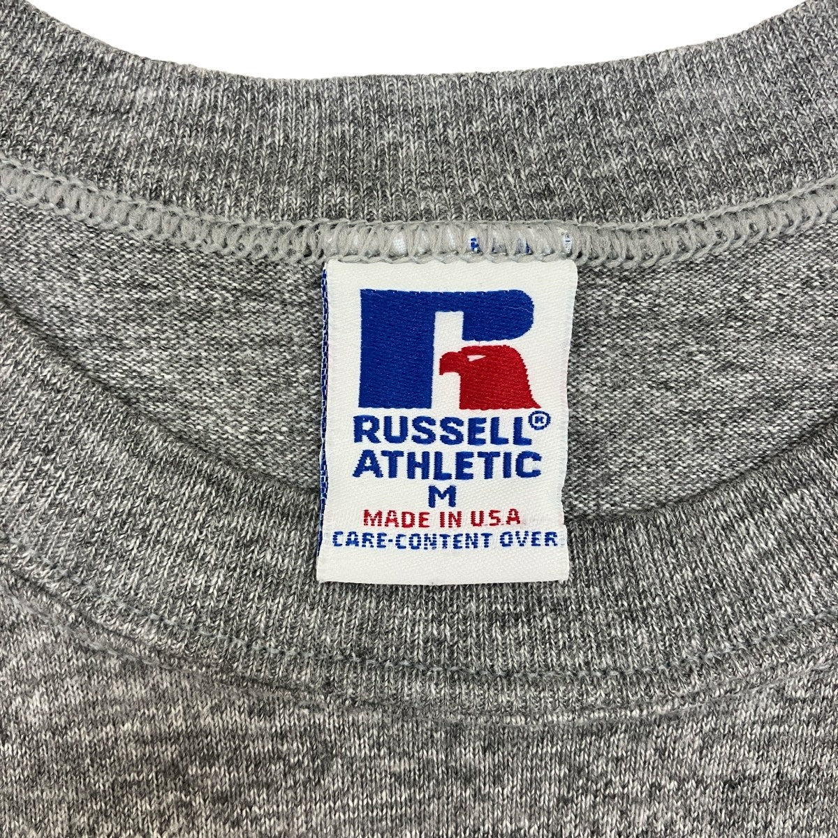 Russell 80s ヴィンテージ 半袖スウェット　アメリカ製 80s 90s Russell 前Vスウェット ヴィンテージ usa製 ラッセル