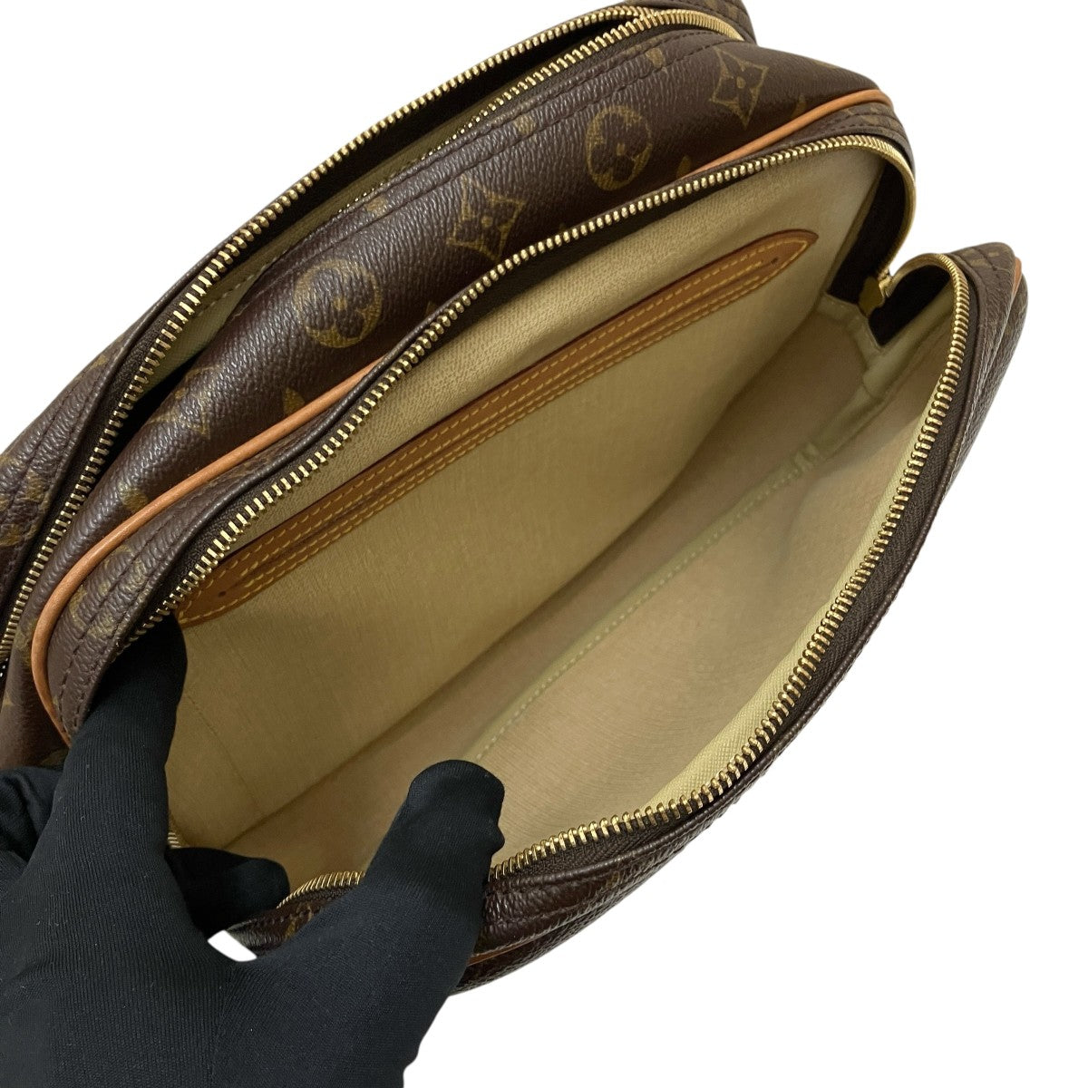 美品★LOUIS VUITTON M45254 リポーターPM ショルダーバッグ リポーター 美品 ルイヴィトン LOUIS VUITTON モノグラム PM 斜め掛け