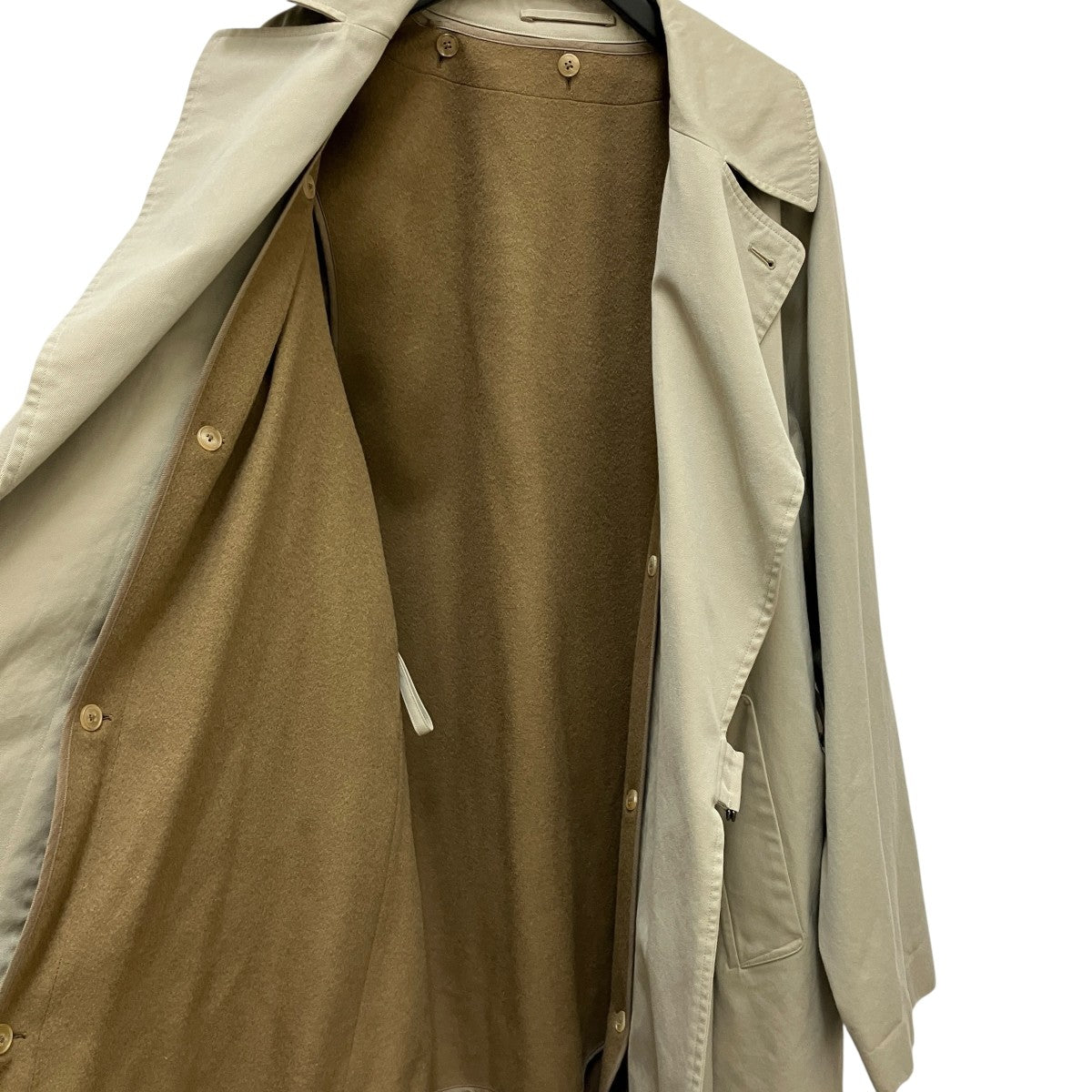 COMOLI 21AW U03-04012 タイロッケンコート ベージュ 2 COMOLI(コモリ) ウォッシュドタイロッケンコートU-03-04012コート