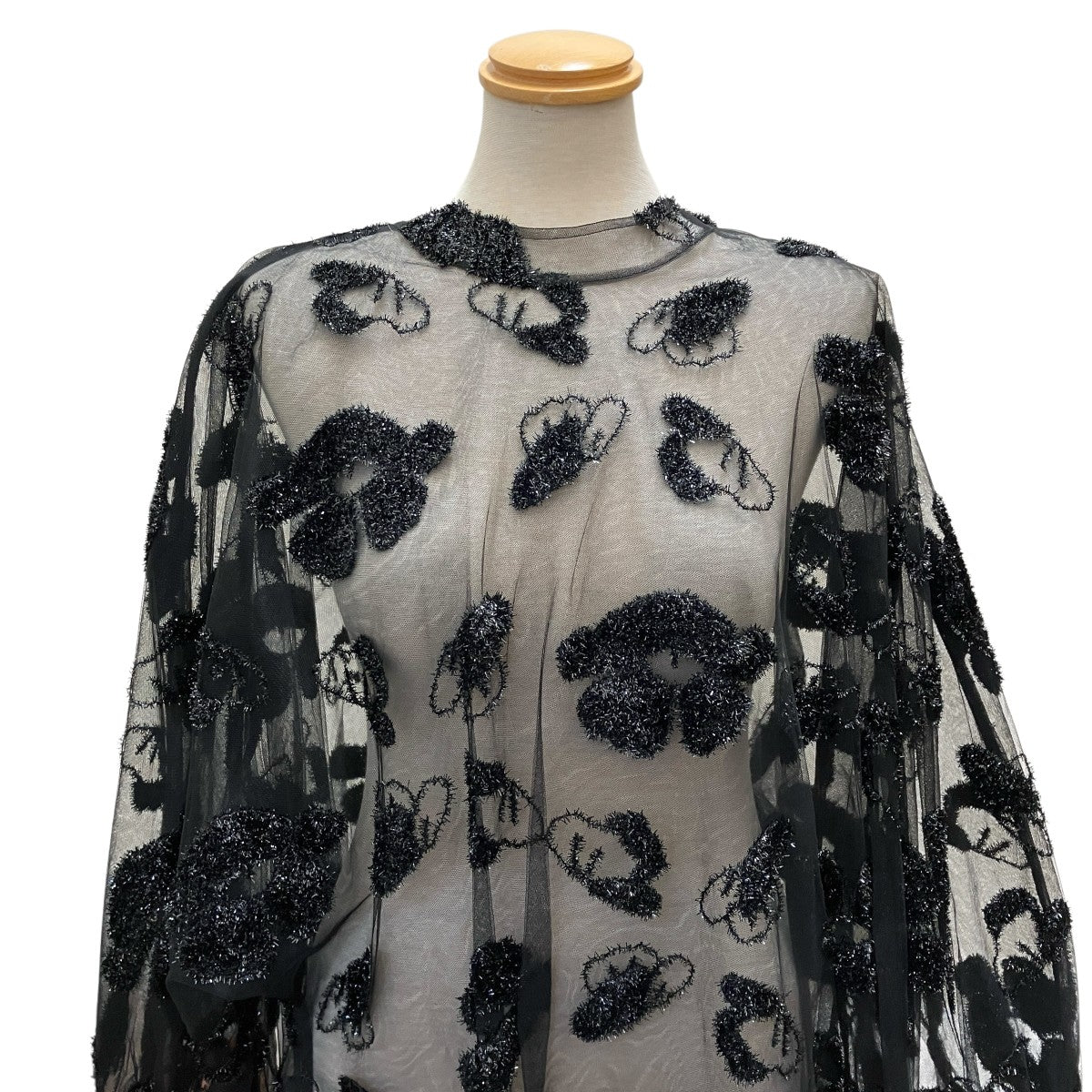 H＆M×Simone Rocha シアーワンピース ブラック サイズ XS
