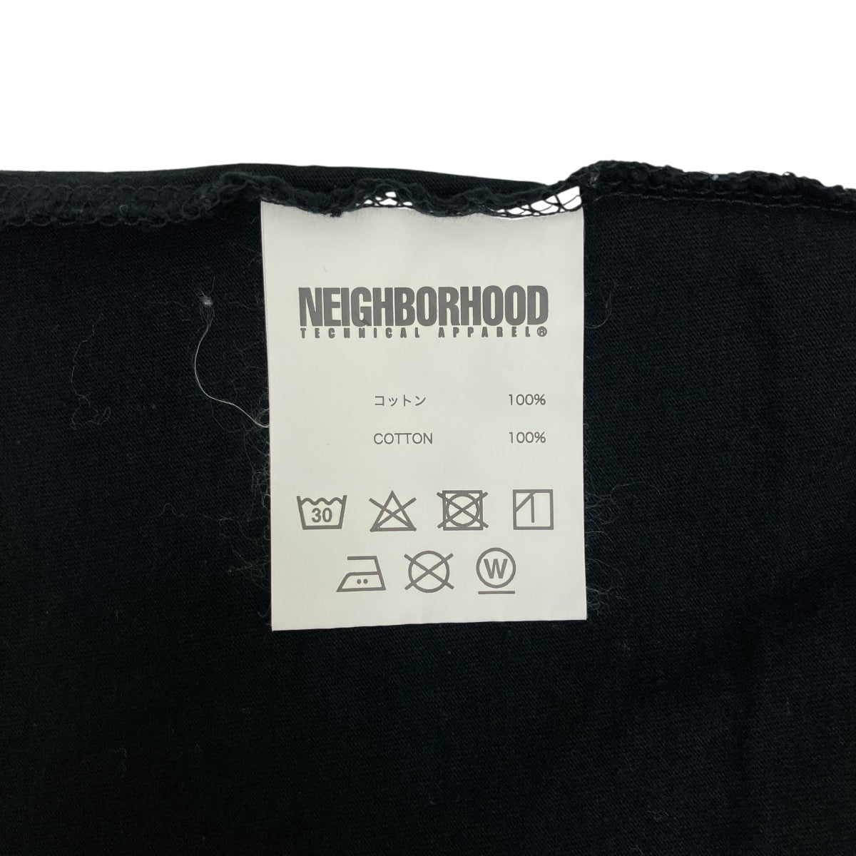 NEIGHBORHOOD(ネイバーフッド) 半袖Tシャツ ブラック サイズ M