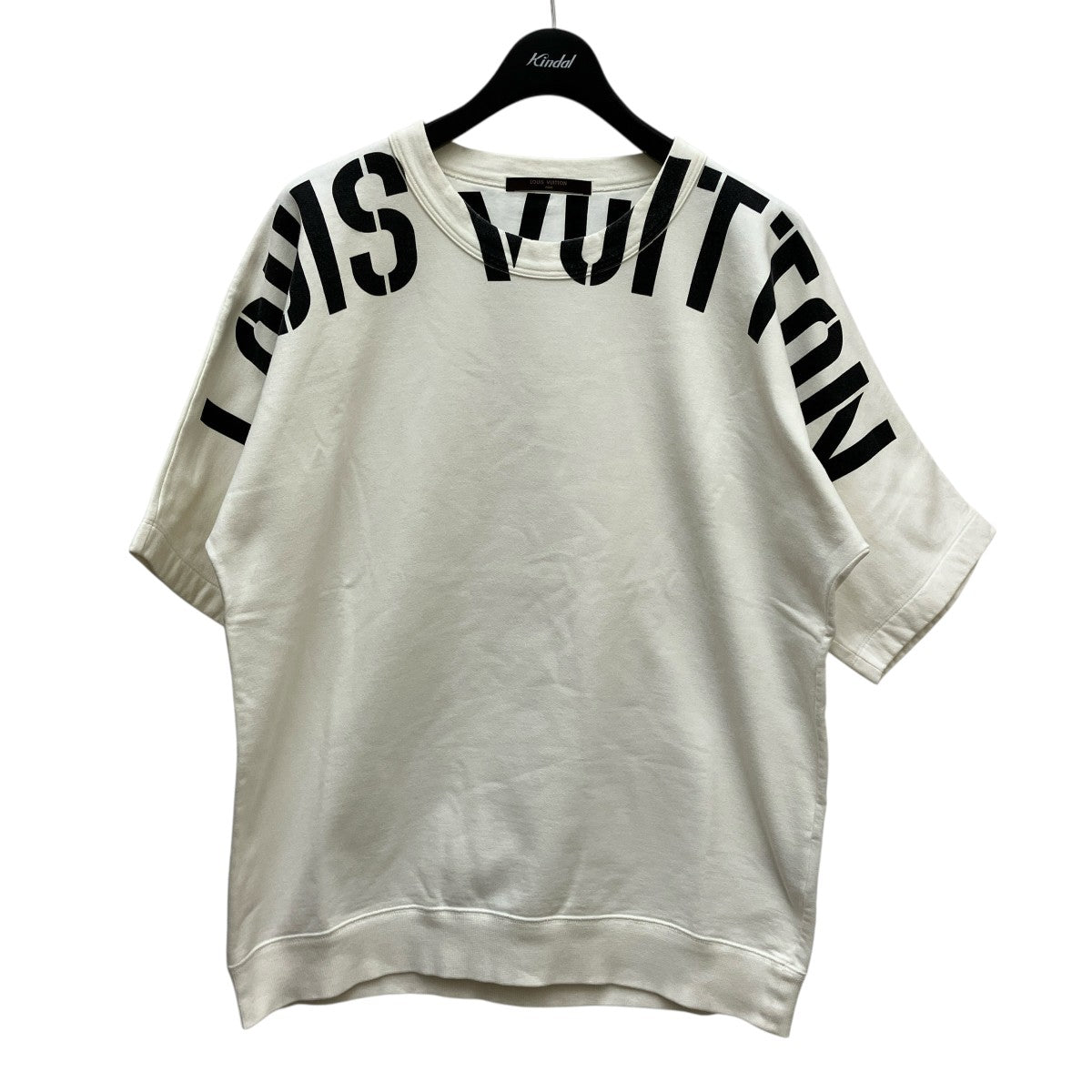 【売切特価】LOUIS VUITTON ルイヴィトン ベージュTシャツ LVタグ 売切特価】LOUIS VUITTON ルイヴィトン ベージュTシャツ LVタグ