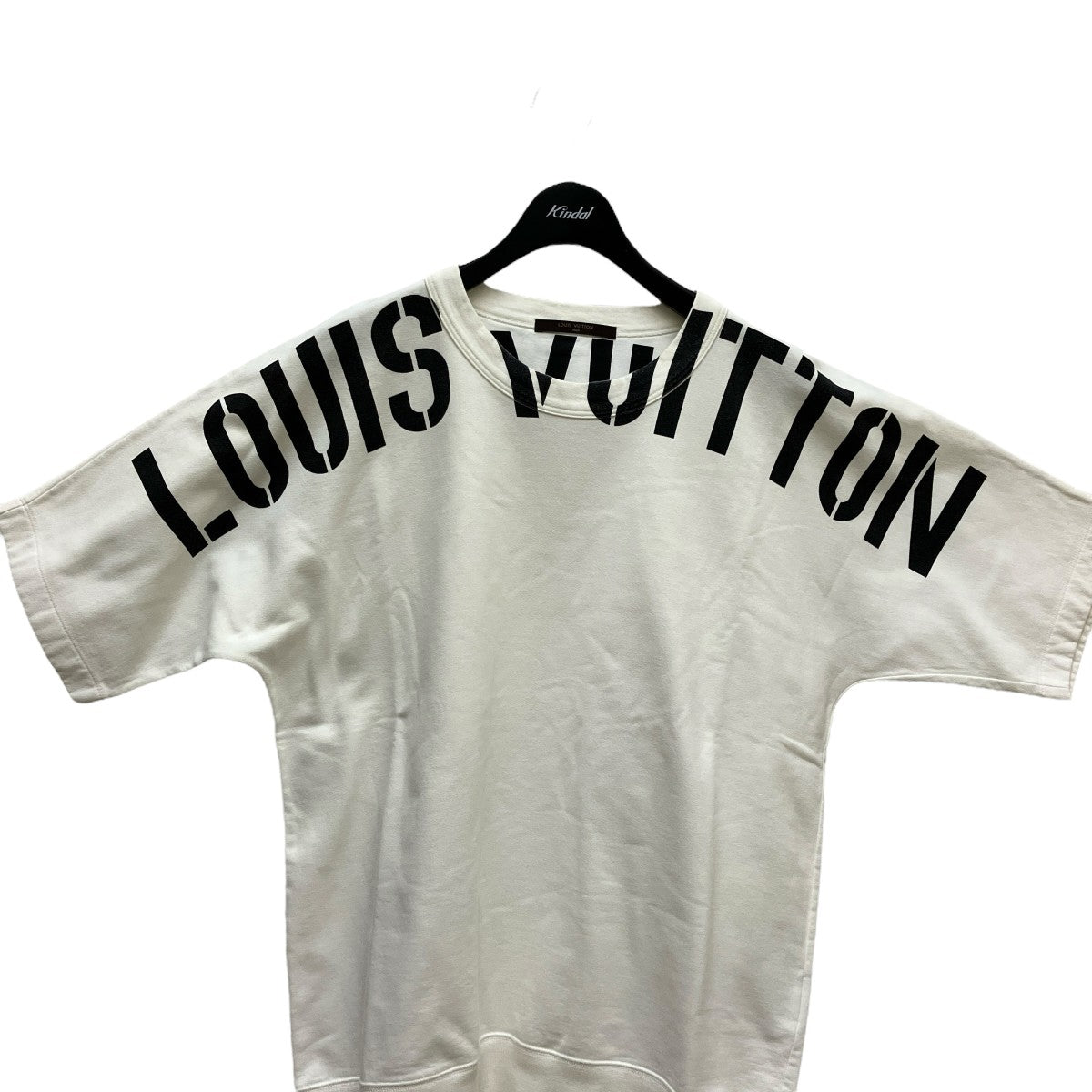 【売切特価】LOUIS VUITTON ルイヴィトン ベージュTシャツ LVタグ 売切特価】LOUIS VUITTON ルイヴィトン ベージュTシャツ LVタグ