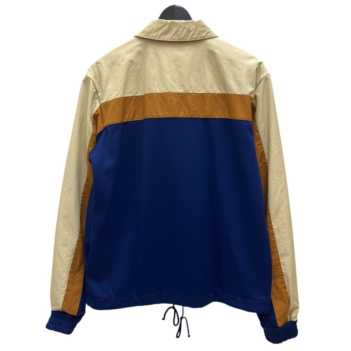 GUCCI(グッチ) ジャージ切替ジャケット ベージュ×ネイビー サイズ M