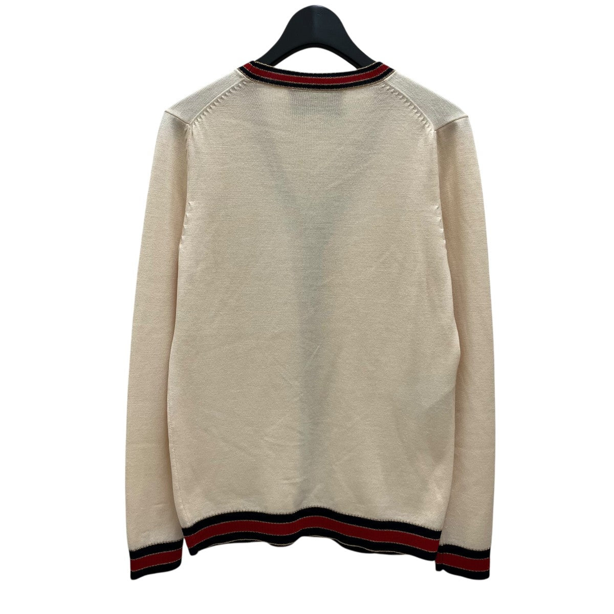 GUCCI ベージュ Vネック カーディガン GUCCI(グッチ) Vネックカーディガン ベージュ｜【公式】カインドオル