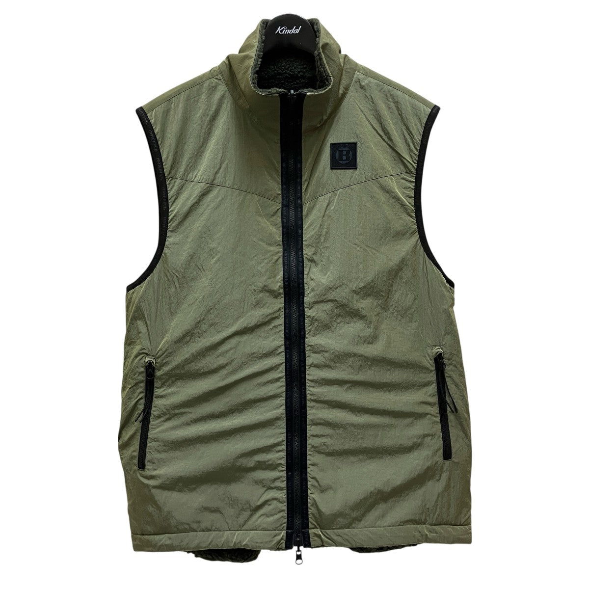 BRIEFING ボアナイロンリバーシブルベストBRG243M24 古着・中古-1枚目のアイテム画像