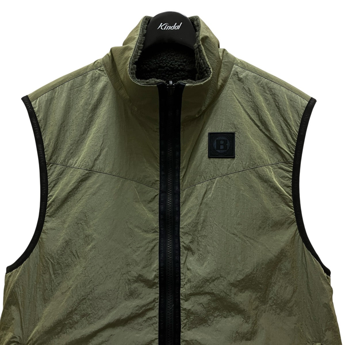 BRIEFING ボアナイロンリバーシブルベストBRG243M24 古着・中古-5枚目のアイテム画像
