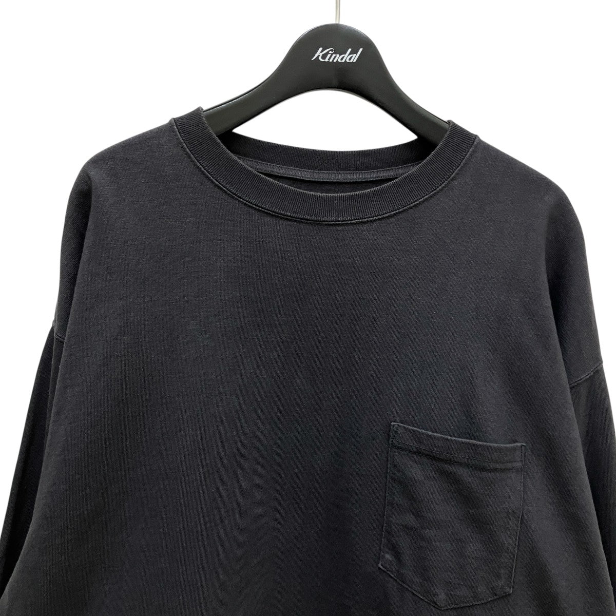 ciota スビンコットン パネルボーダー 吊り天竺 ロンT CIOTA - スビンコットンパネルボーダー吊り天竺ロンT(WHITE×BLUE