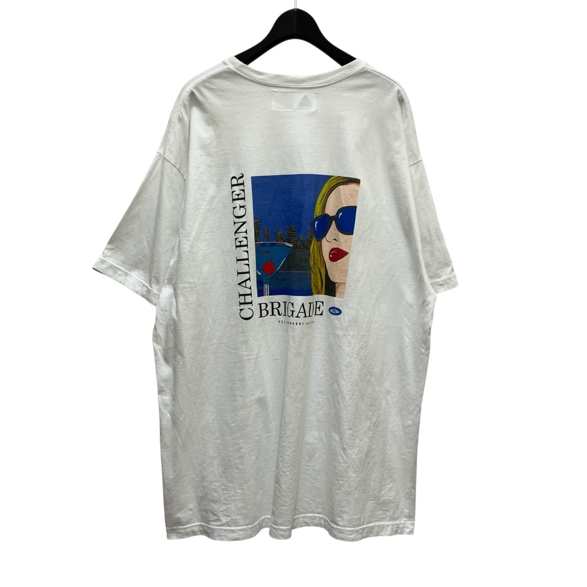 CHALLENGER 半袖TシャツCLG-TS 025-004 COCKTAIL POCKET TEE -White- 古着・中古-2枚目のアイテム画像