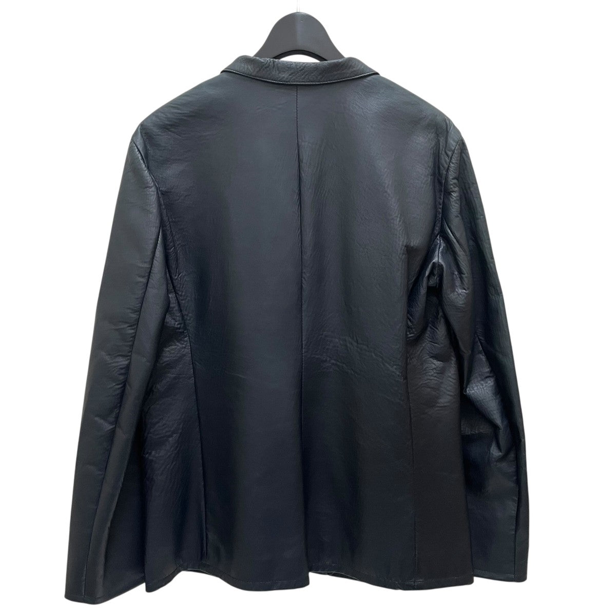 レア 美品 ☆ ジルサンダー ☆ レザー ジャケット レディース ネイビー 40 JIL SANDER(ジルサンダー) レザージャケット ネイビー サイズ 40