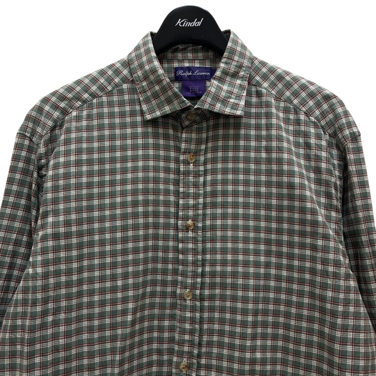 【Mサイズ】Ralph Lauren purple label チェックシャツ RALPH LAUREN PURPLE LABEL(ポロ・ラルフローレンパープル