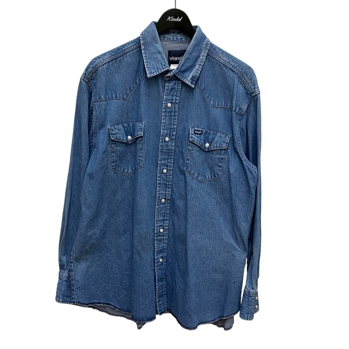 80s Wrangler ラングラー ブラックデニム ウエスタンシャツ USA製 80s Wrangler ラングラー ブラックデニムウエスタンシャツ【15h
