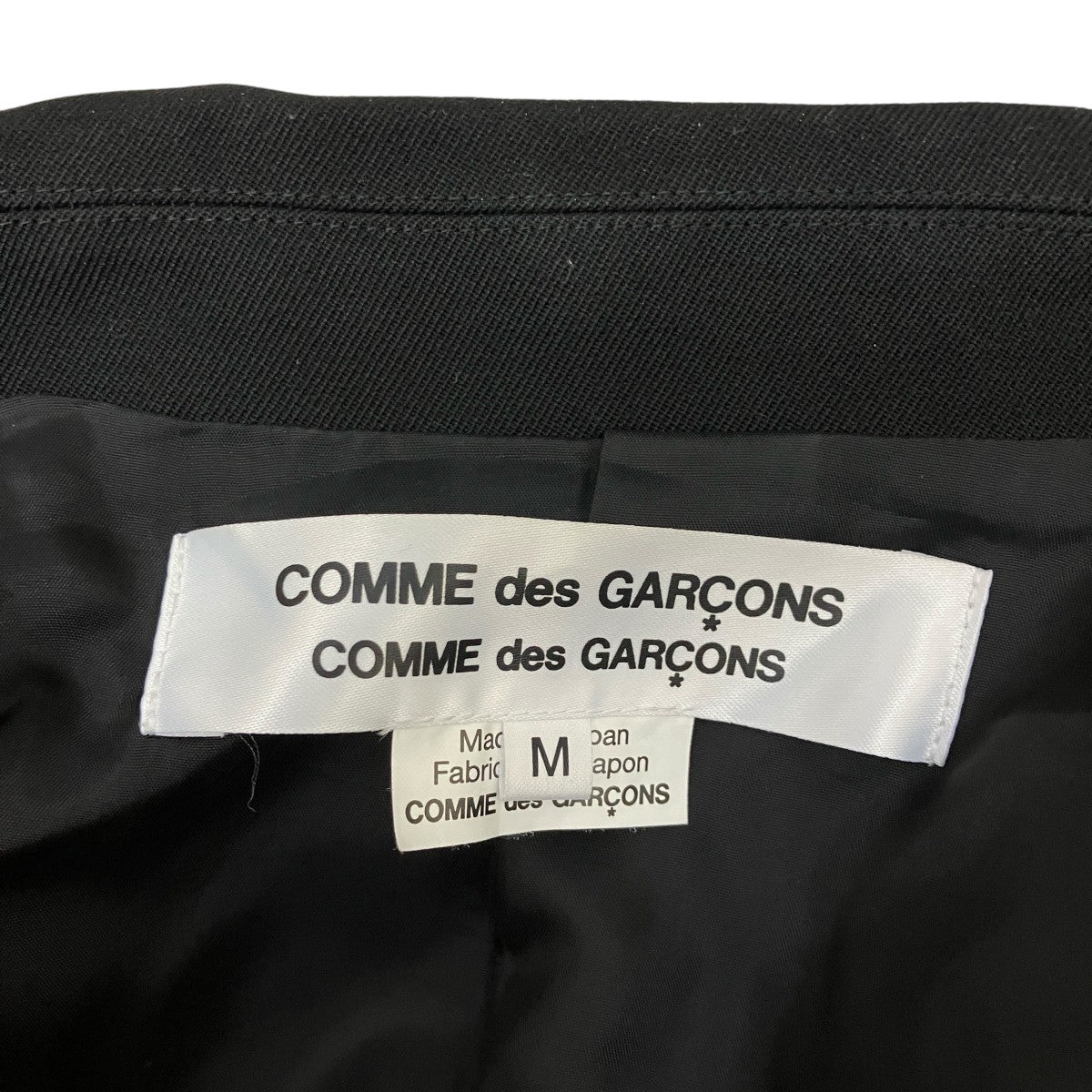 【レア】COMME des GARCONS コムデギャンソン　変形ジャケット 2025年最新】コム・デ・ギャルソン 変形ジャケットの人気