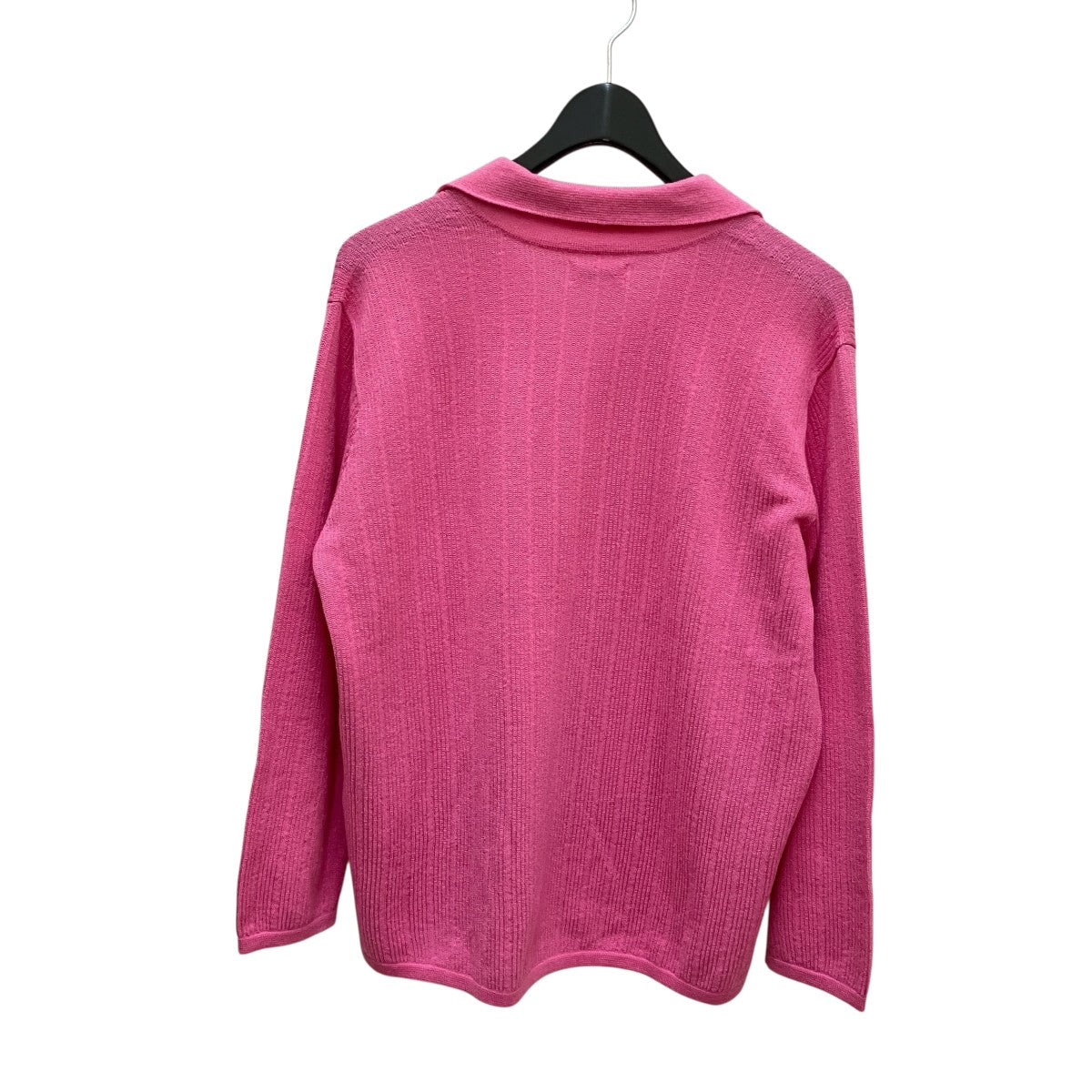 Coohem WOOL SILK STRIPE KNIT SHIRTニットシャツ11-234-004 古着・中古-3枚目のアイテム画像