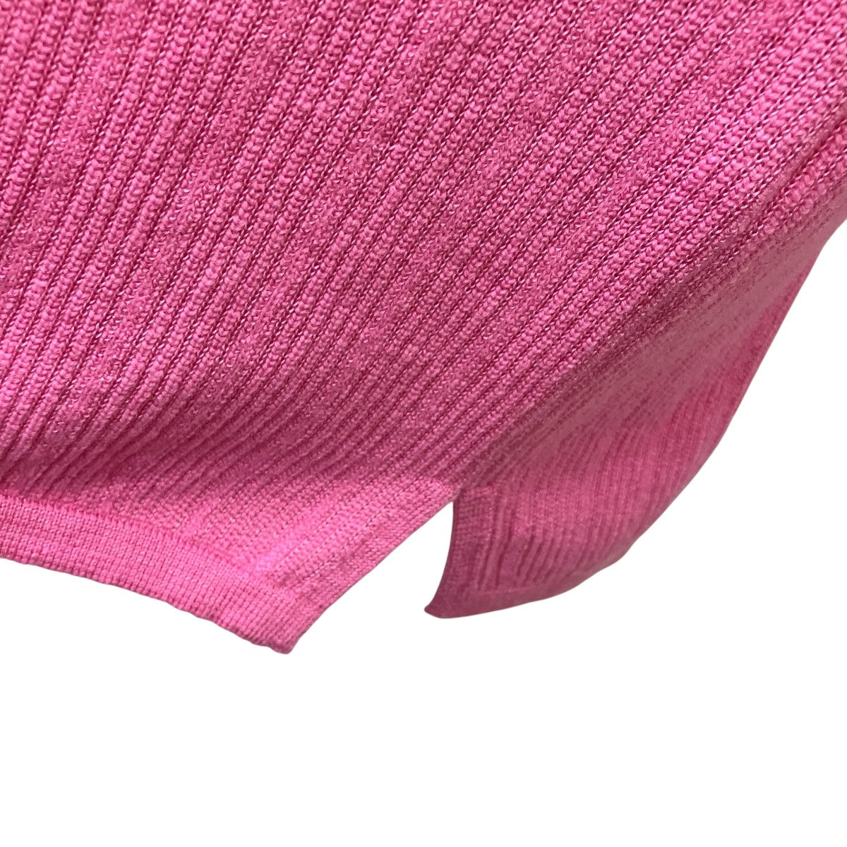 Coohem WOOL SILK STRIPE KNIT SHIRTニットシャツ11-234-004 古着・中古-4枚目のアイテム画像
