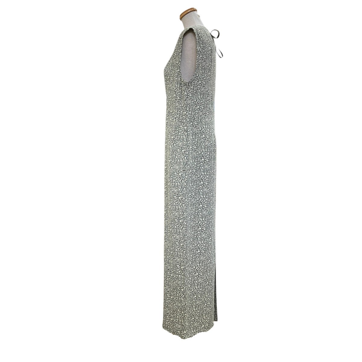 ノースリーブワンピース24MMSOP01 JACQUARD SLEEVELESS DRESS