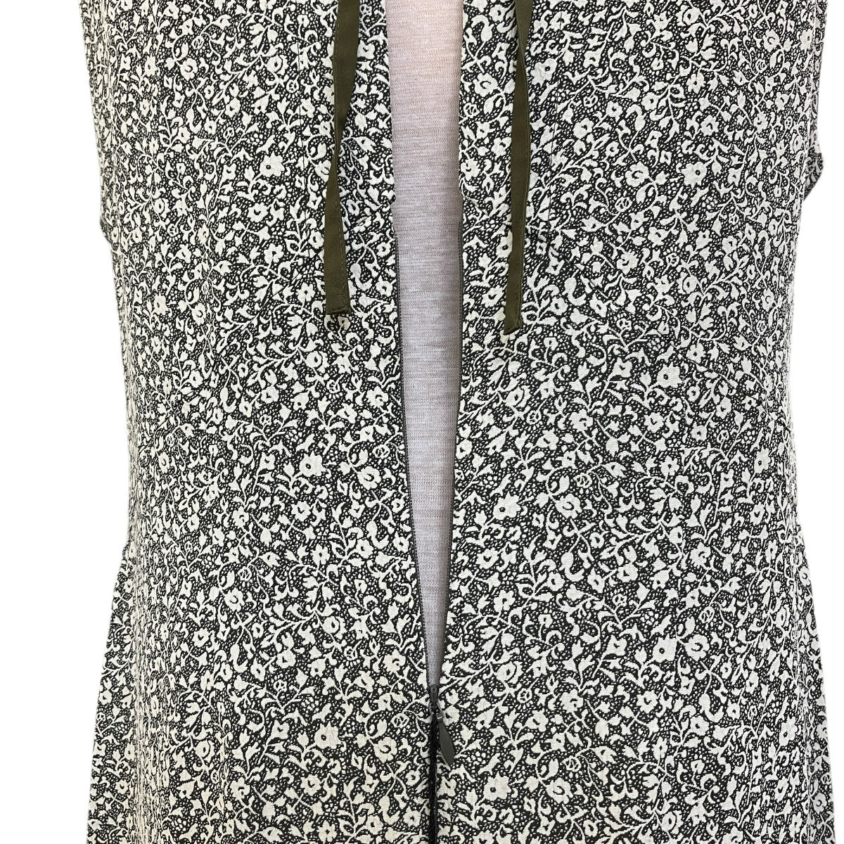 ノースリーブワンピース24MMSOP01 JACQUARD SLEEVELESS DRESS