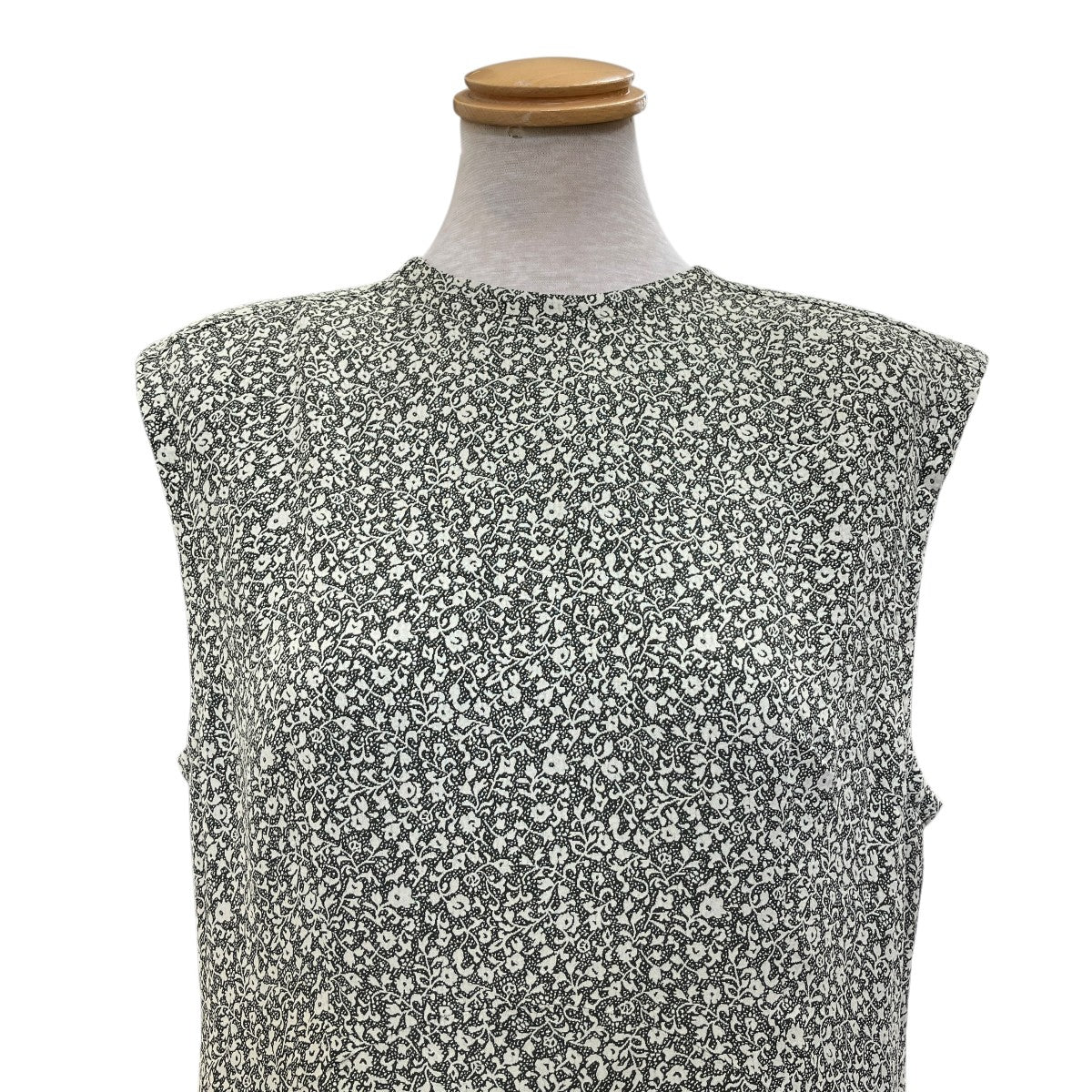 ノースリーブワンピース24MMSOP01 JACQUARD SLEEVELESS DRESS