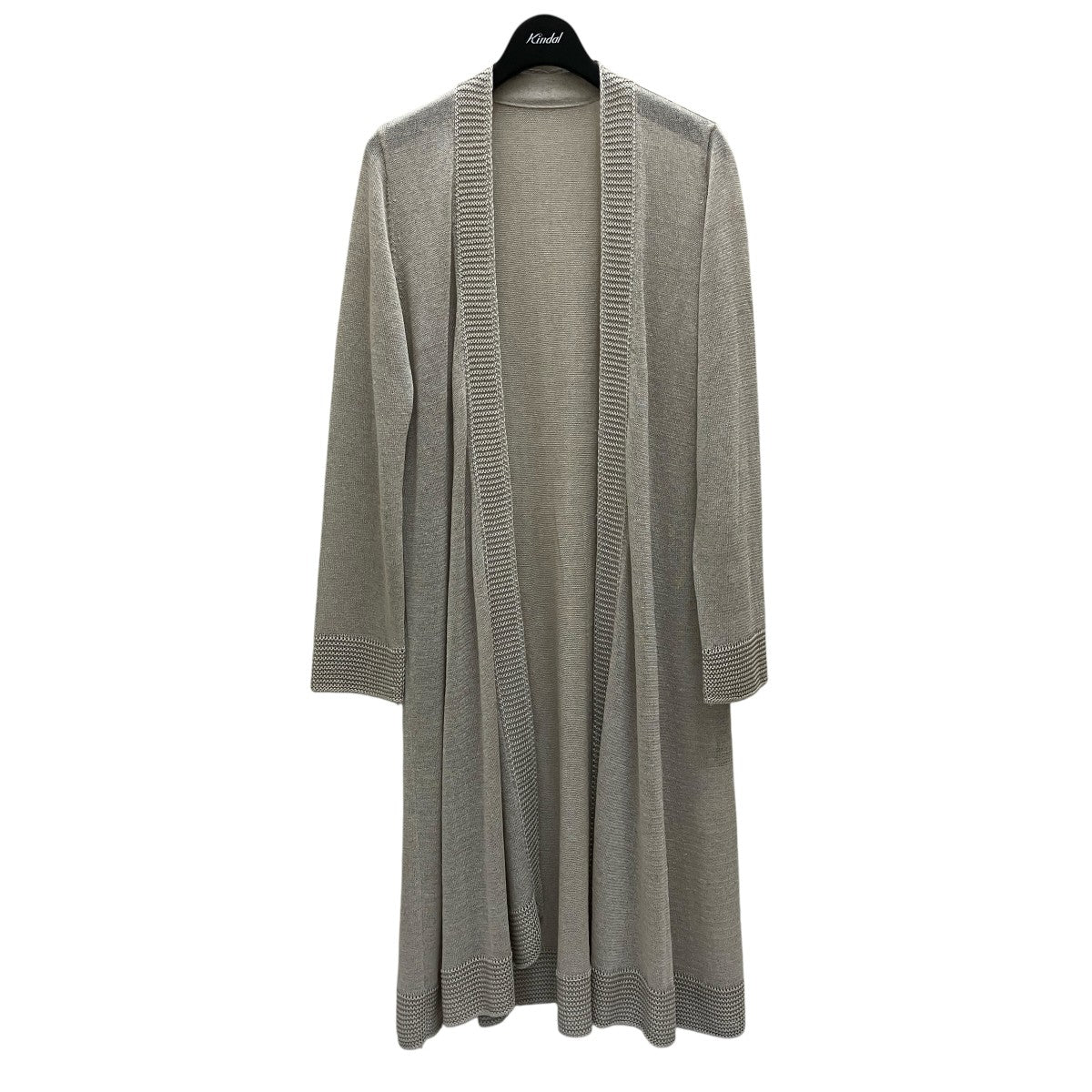未使用*FOXEY*フォクシー　ロングカーディガン　グレージュ　カシミヤ×シルク FOXEY(フォクシー) ロングカーディガン43431 43431 ベージュ