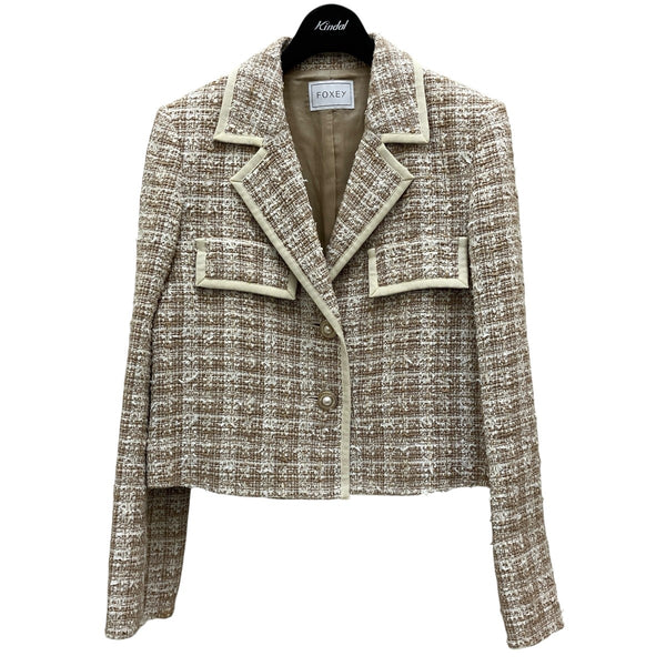 FOXEY(フォクシー) ツイードジャケット40540 40540 ベージュ サイズ 38