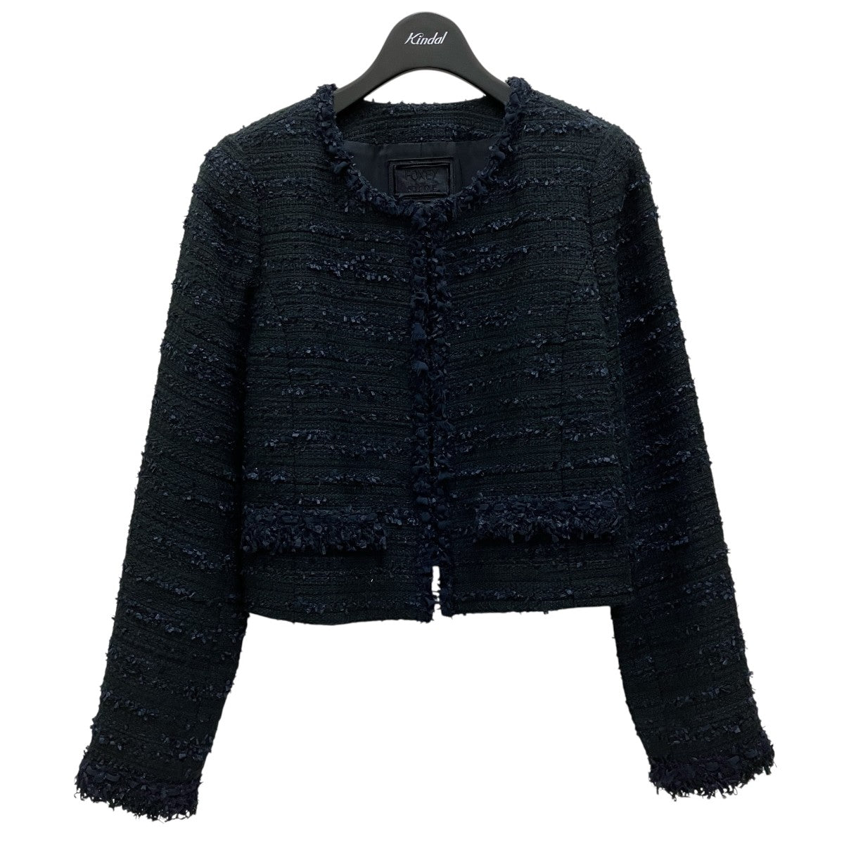 *美品* FOXEY NEWYORK ノーカラージャケット　38 楽天市場】ノーカラージャケット foxeyの通販