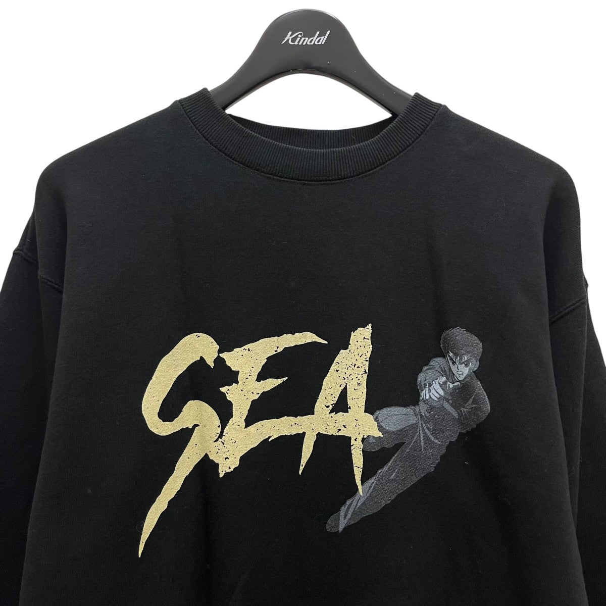 【超希少】WINDANDSEA ウィンダンシー クルーネックスウェット L ウィンダンシー WIND & SEA XL スウェット ブラック トレーナー