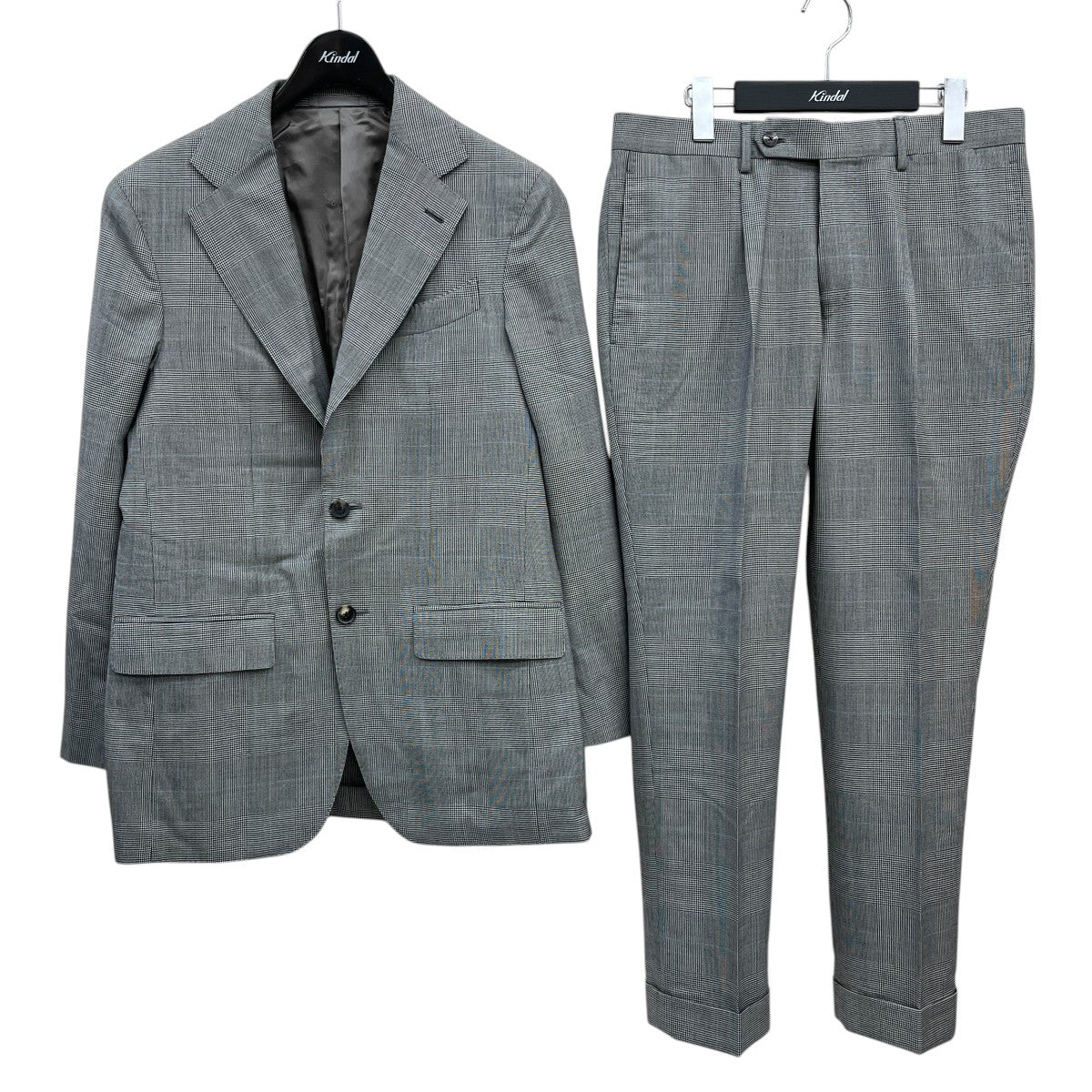 CARUSO×District UNITED ARROWS チェックセットアップスーツ1123-343