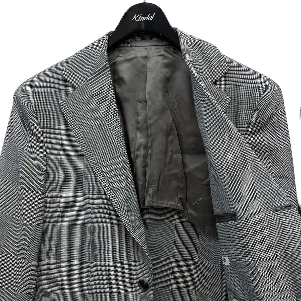CARUSO×District UNITED ARROWS チェックセットアップスーツ1123-343