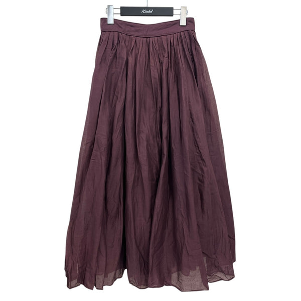 MARILYN MOON(マリリンムーン) tuck technique sheer cotton skirt
